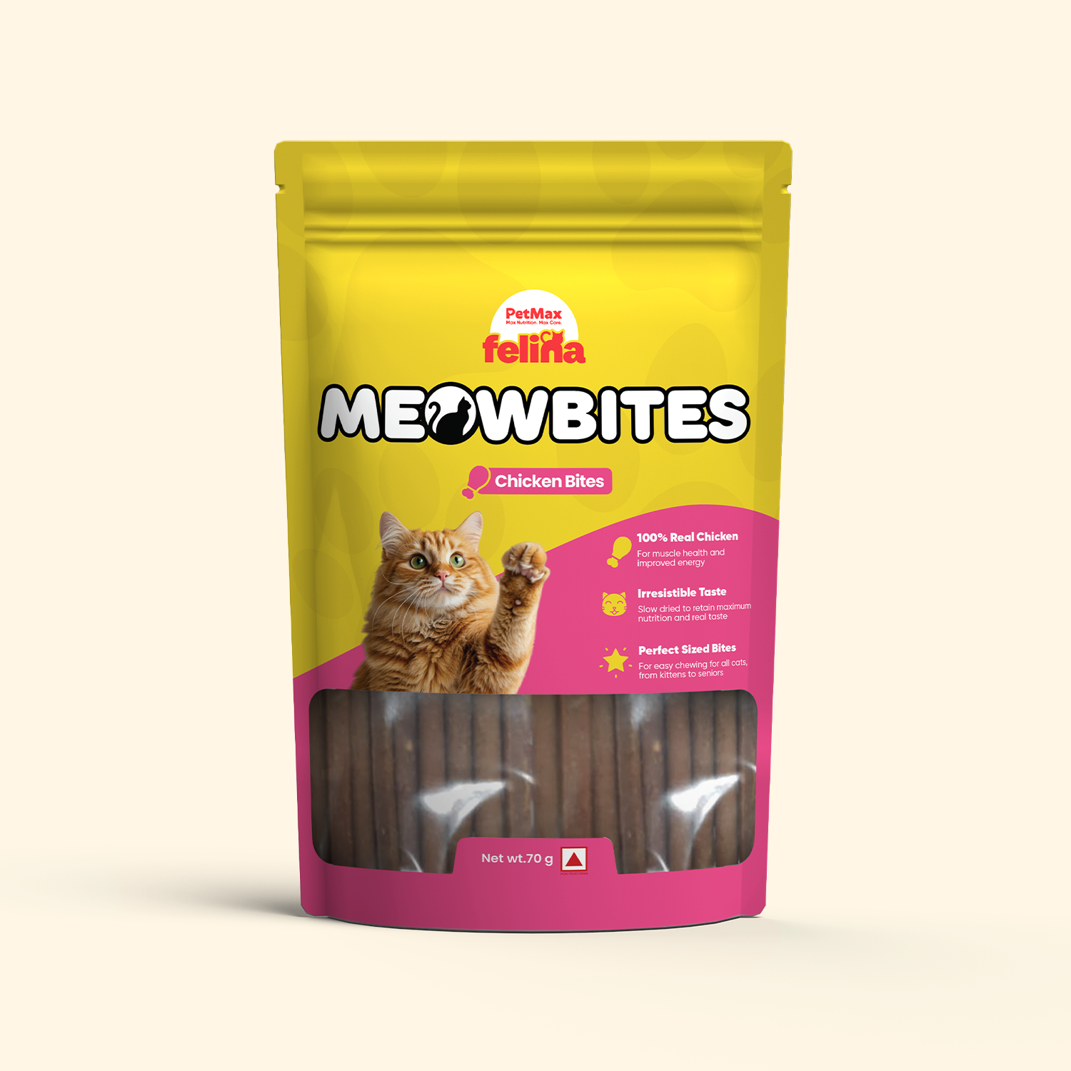 Felina MeoBites Chicken Bites -70Gm