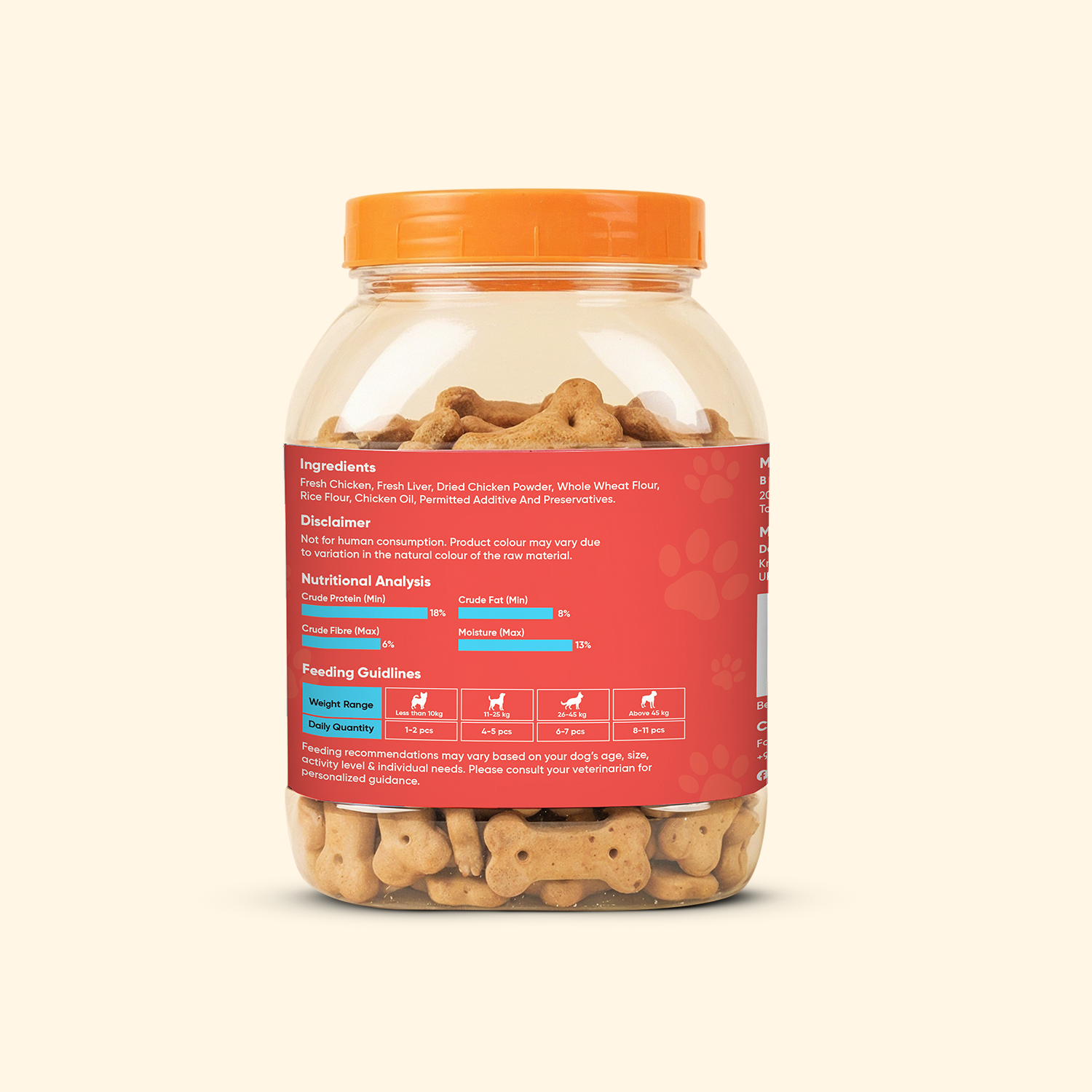 PetMax Bisckix Real Chicken-500Gm