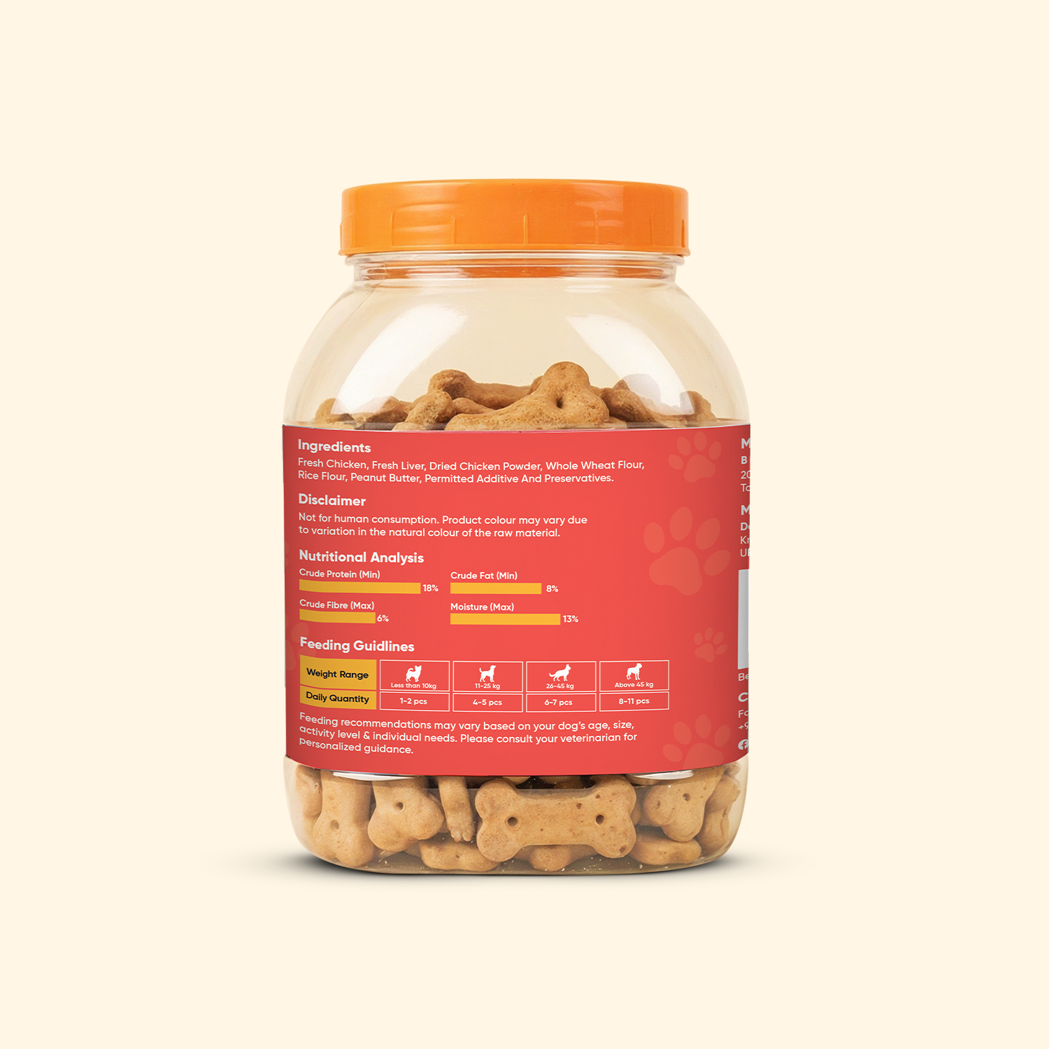 PetMax Bisckix Real Chicken-500Gm